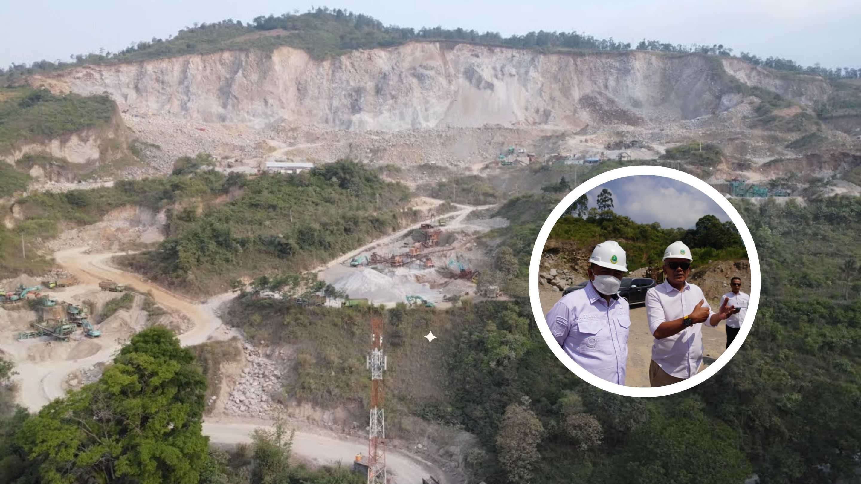 Tim Gabungan Hentikan Sementara Tiga Lokasi Tambang di Leles Garut akibat Pelanggaran Aturan